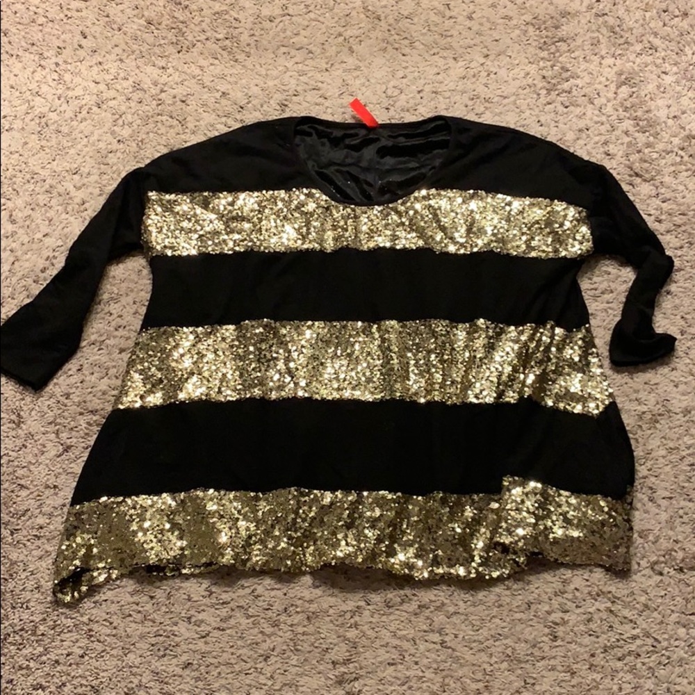Sparkly tunic sweater